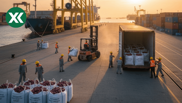 xuất khẩu khoai lang